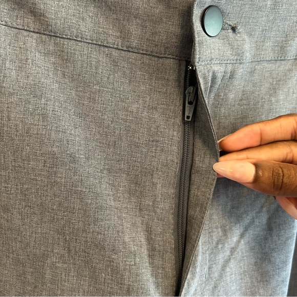 NWT PANAMA JACK Performance Shorts 10" Stretch Quick Dry Golf Gray New 38 Hybrid - Picture 2 of 9